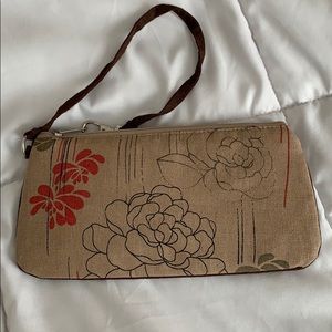 NWOT Red Blossom Wristlet